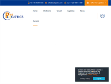 Tablet Screenshot of pizzilogistics.com
